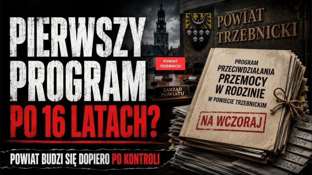Pierwszy taki program po 16 latach. Wojewoda już wcześniej wykazał, że Powiat Trzebnicki go nie miał