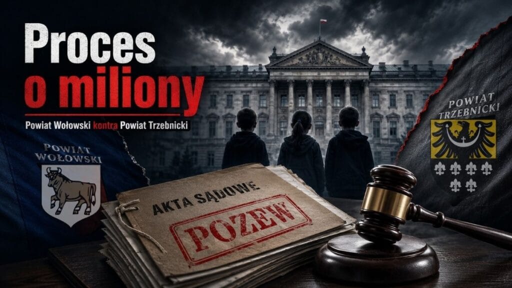 Trójka dzieci, czternaście lat procesu i miliony złotych. Powiat Trzebnicki pozwany przez Powiat Wołowski