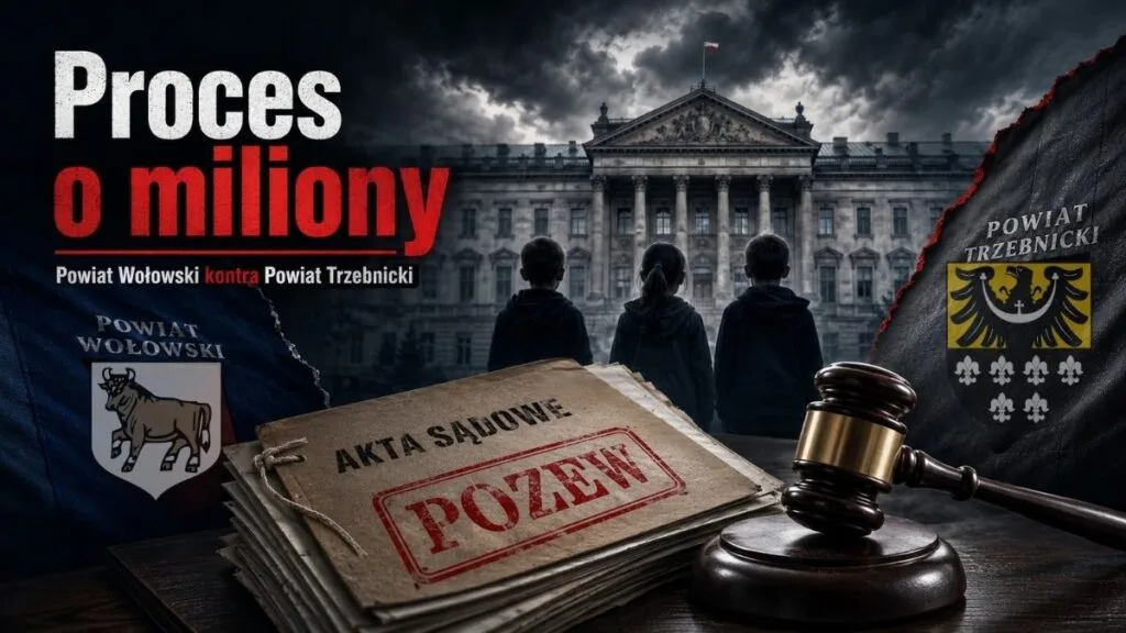 Trójka dzieci, czternaście lat procesu i miliony złotych. Powiat Trzebnicki pozwany przez Powiat Wołowski