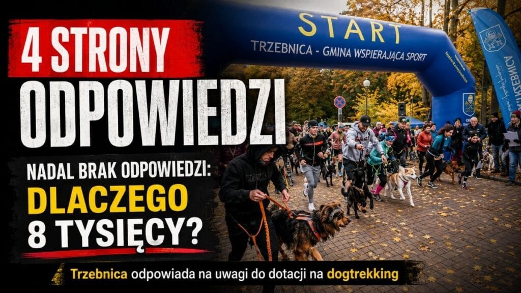 Cztery strony odpowiedzi i nadal nie wiadomo, dlaczego 8 tysięcy. Tak Trzebnica „rozpatruje” uwagi do dotacji