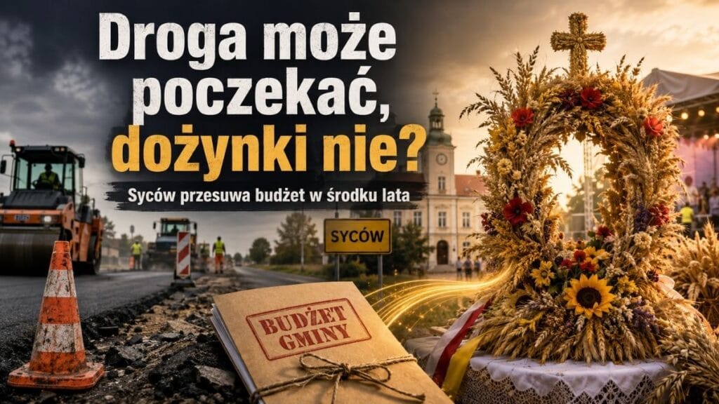 Droga może poczekać, dożynki nie? Syców przesuwa budżet w środku lata