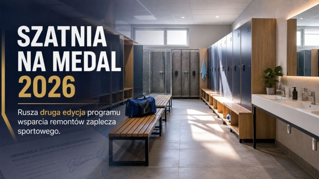 Rusza druga edycja programu „Szatnia na medal”. Do zdobycia nawet 500 tys. zł