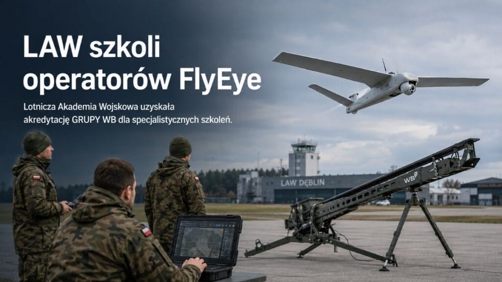 Lotnicza Akademia Wojskowa z akredytacją na szkolenia operatorów systemu FlyEye