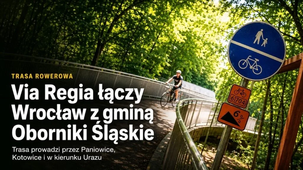 Rowerem z Wrocławia do gminy Oborniki Śląskie. Via Regia nabiera kształtu