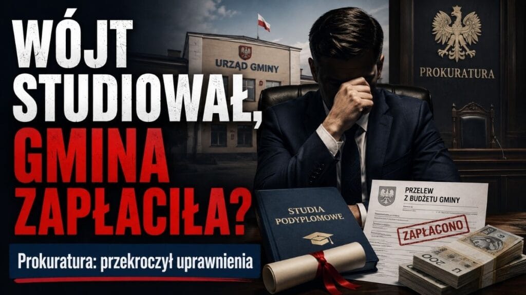 Gmina zapłaciła za studia wójta. Prokuratura: przekroczył uprawnienia