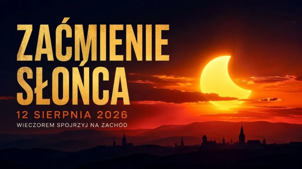 Dziś wieczorem Słońce niemal zniknie. Wyjątkowe zaćmienie nad Dolnym Śląskiem