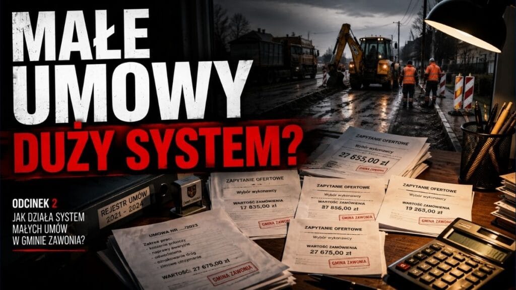 Jak działa system małych umów? Gmina Zawonia pod lupą