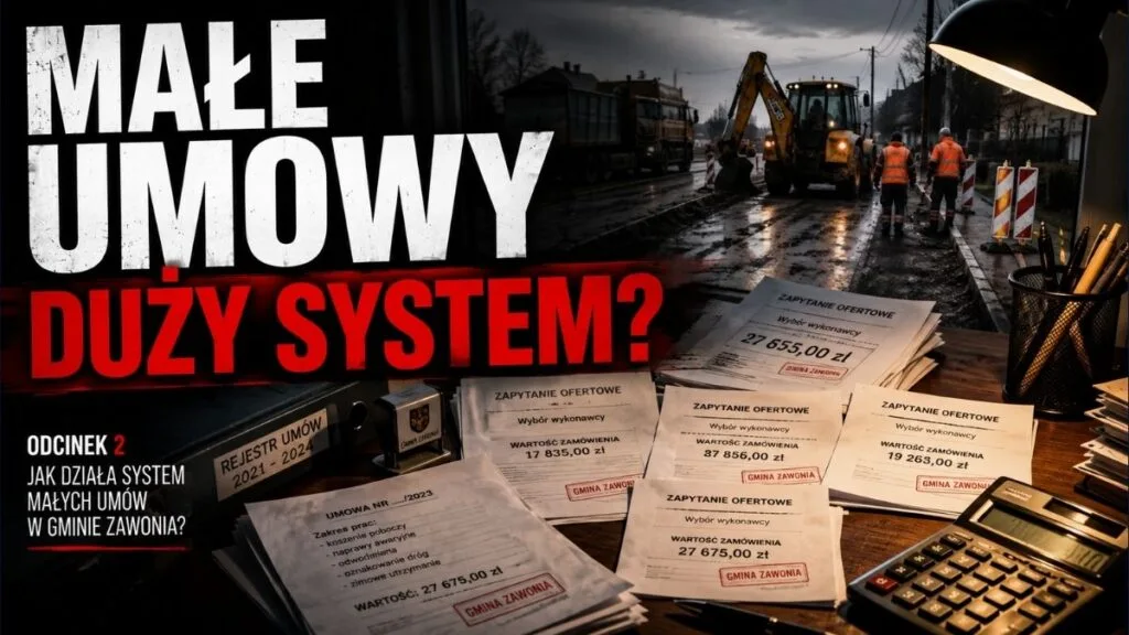 Jak działa system małych umów? Gmina Zawonia pod lupą