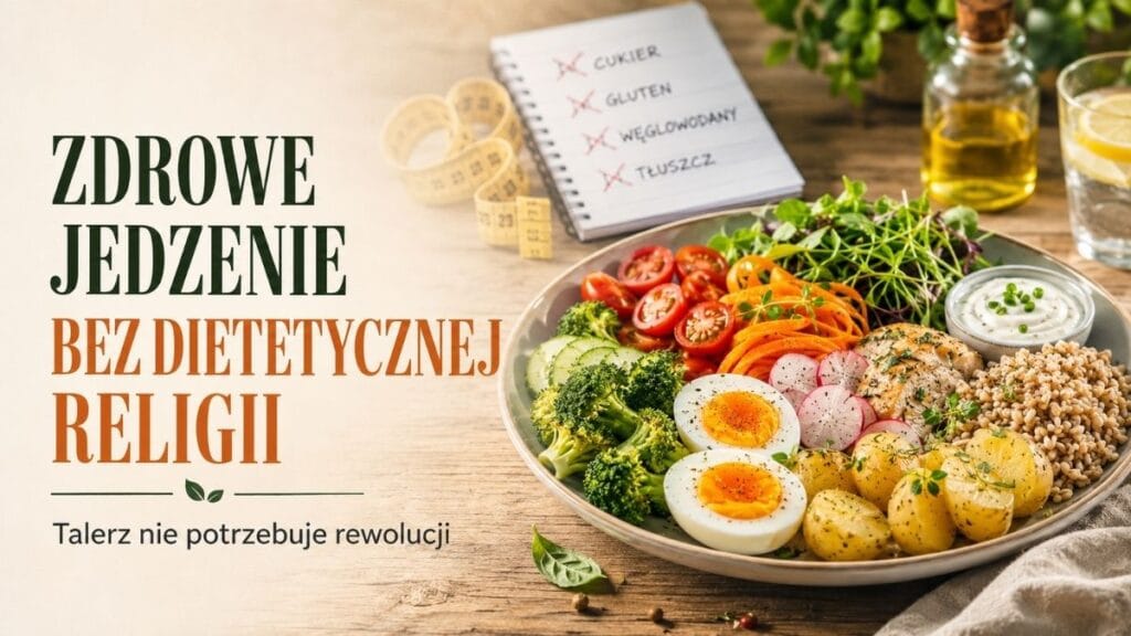 Zdrowe jedzenie bez dietetycznej religii. Talerz nie potrzebuje rewolucji