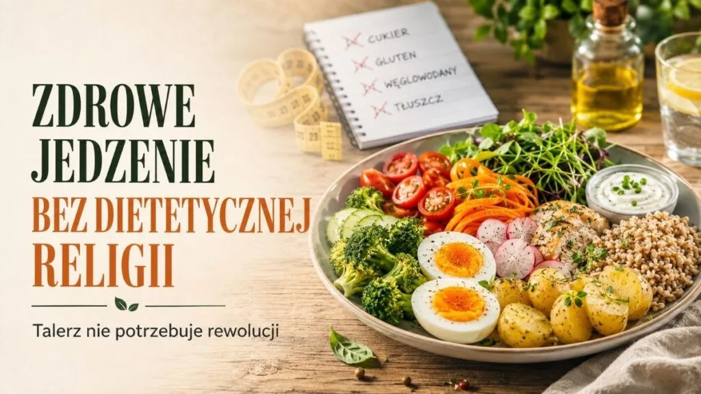 Zdrowe jedzenie bez dietetycznej religii. Talerz nie potrzebuje rewolucji