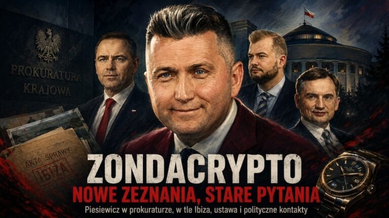 Zondacrypto: Piesiewicz znów w prokuraturze, były agent CBA chce zeznawać. Tusk wraca do weta Nawrockiego