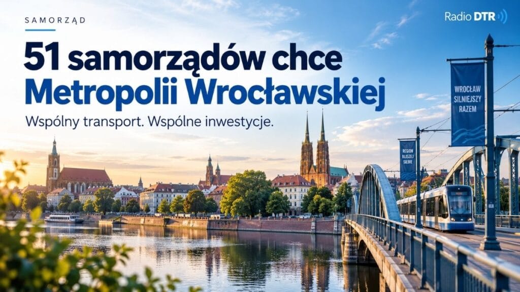 51 samorządów chce Metropolii Wrocławskiej. Wspólny transport, inwestycje i nawet 584 mln zł rocznie