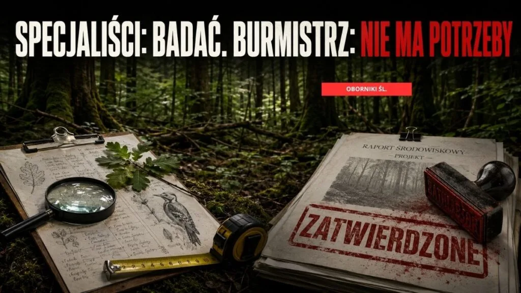 Przyroda według uznania? Specjaliści wskazują potrzebę badań, burmistrz jej nie widzi