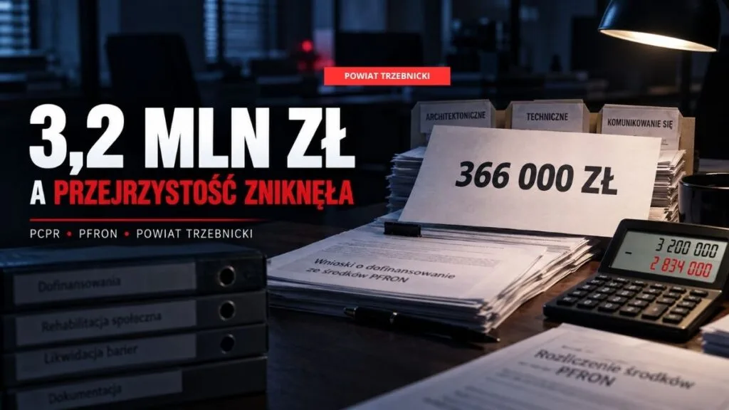 PCPR i PFRON w trzebnickim blasku. Miliony są, tylko przejrzystość gdzieś przygasła