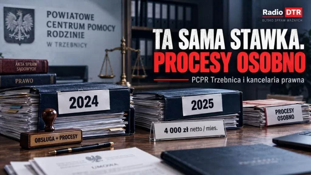 Ta sama stawka, ale procesy już osobno. Jak zmieniła się obsługa prawna PCPR w Trzebnicy