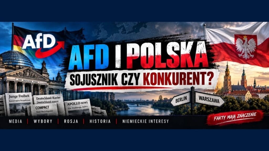 Przyjaciel Polski, dopóki Polska nie przeszkadza Niemcom. Medialny świat wokół AfD