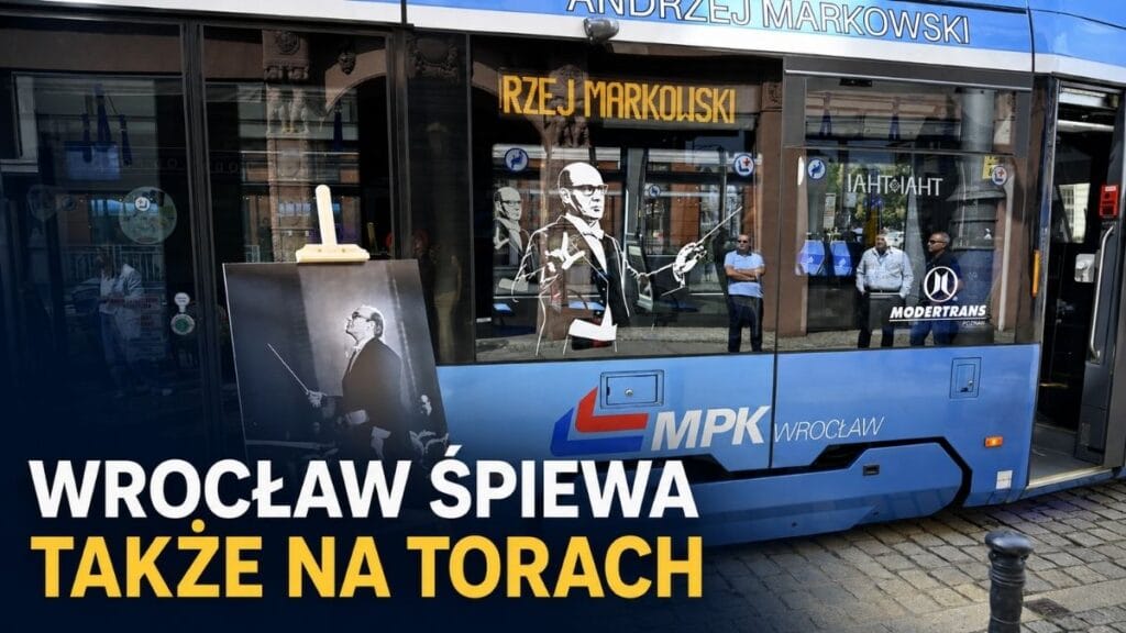 Andrzej Markowski patronem wrocławskiego tramwaju. Twórca Wratislavii Cantans wraca na ulice miasta