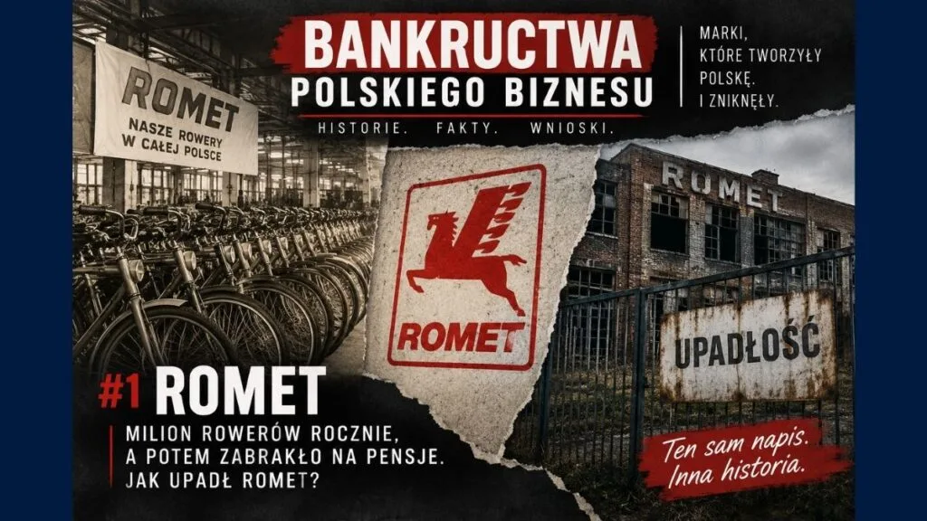 Milion rowerów rocznie, a potem zabrakło na pensje. Jak upadł Romet