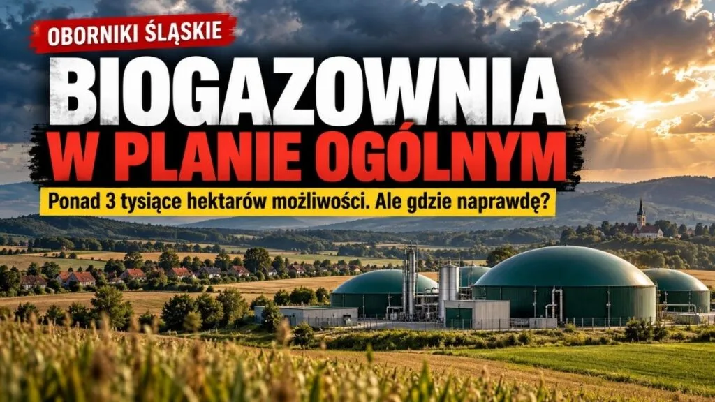 Biogazownia w Planie Ogólnym: ponad 3 tysiące hektarów możliwości. Ale gdzie naprawdę?