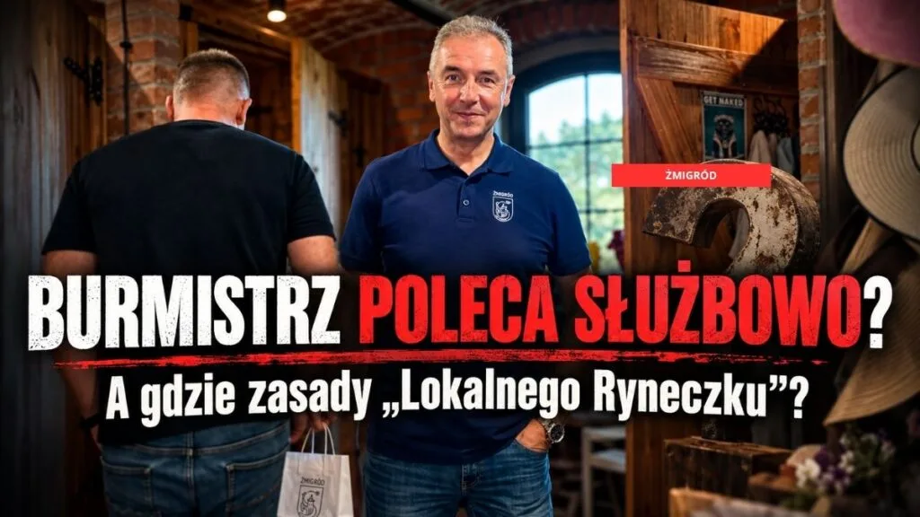 Burmistrz poleca służbowo. „Lokalny Ryneczek” ma tłumaczyć promocję firmy. Tylko gdzie są zasady?