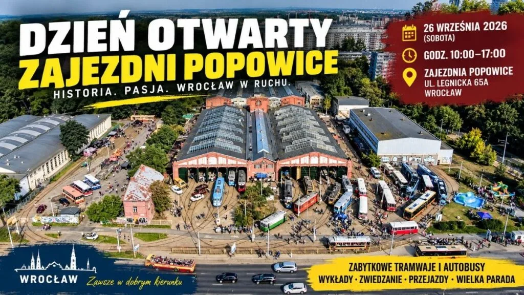 Dzień Otwarty Zajezdni Popowice. Zabytkowe tramwaje, autobusy i wielka parada