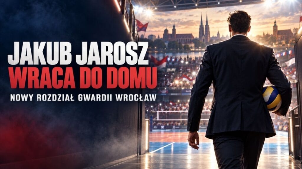 Jakub Jarosz wraca do domu. Mistrz Europy ma odbudować siatkarską Gwardię Wrocław