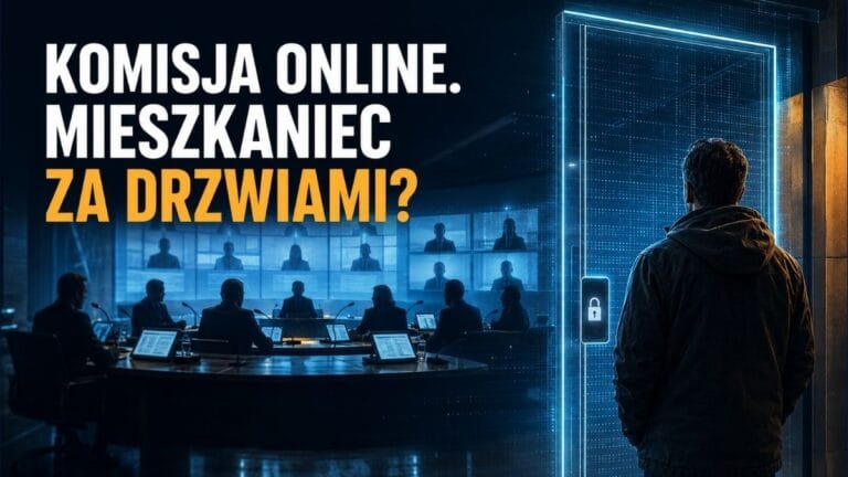 Komisja online, mieszkaniec za cyfrowymi drzwiami. RPO ostrzega przed luką w prawie