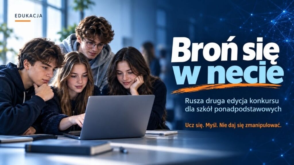 „Broń się w necie”. Uczniowie zaprojektują grę i nauczą się rozpoznawać manipulację