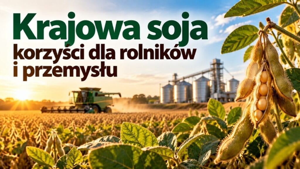 Polska soja coraz mocniejsza. Rolnicy mają gdzie sprzedać, przemysł ma co przetwarzać
