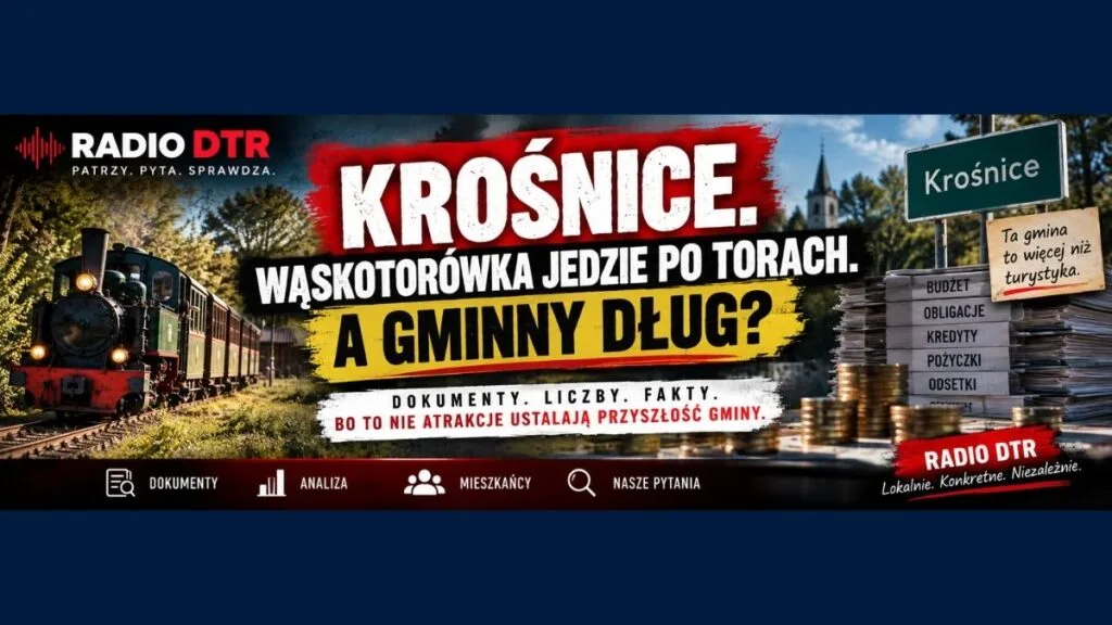 Krośnice. Wąskotorówka jedzie po torach. A gminny dług?