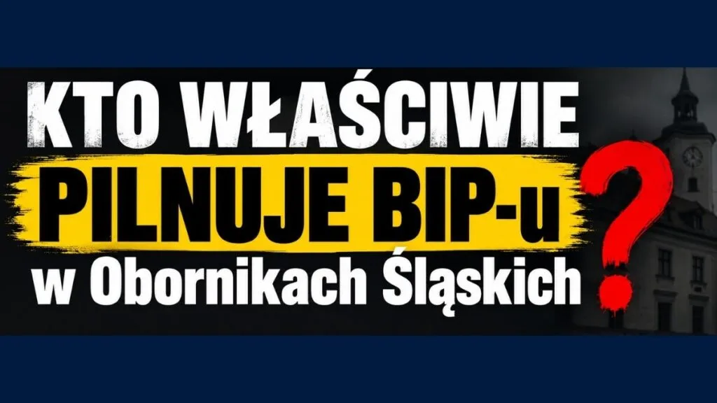 Kto właściwie pilnuje BIP-u w Obornikach Śląskich? Urząd odpowiada i zostawia ważniejsze pytania