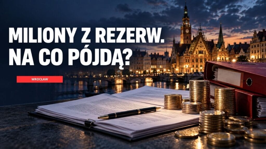 Miliony wyjęte z rezerw. Prezydent Wrocławia zmienił budżet miasta