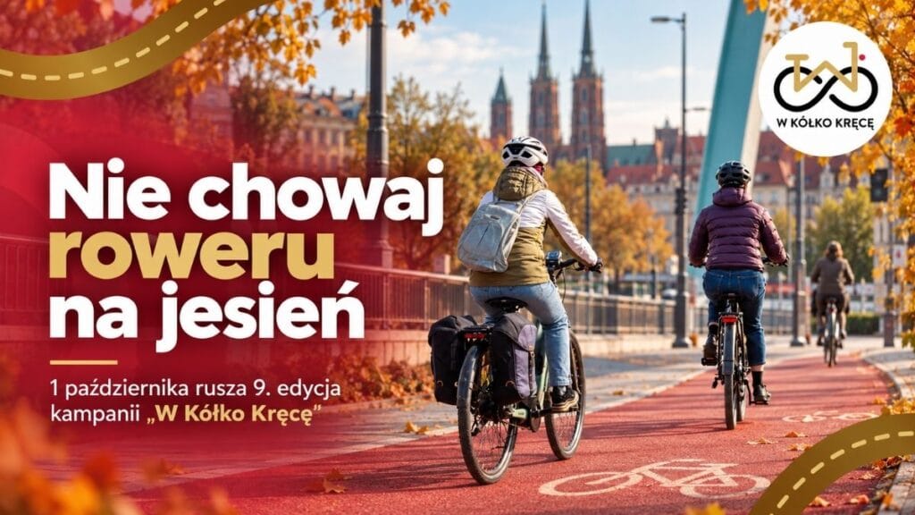 Jesień na dwóch kołach. Wrocław znów premiuje regularne dojazdy rowerem