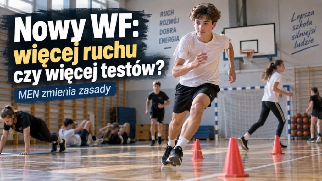 Nowy WF w szkołach. Testy do służb, deska i bieg wahadłowy. Ale najważniejsze pytanie brzmi: czy dzieci będą chciały ćwiczyć?