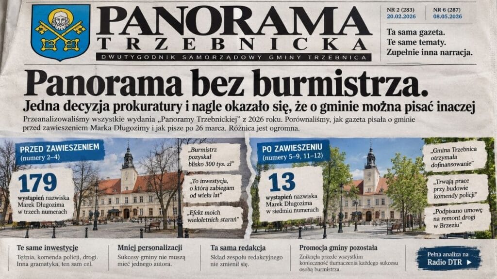 „Panorama Trzebnicka” bez burmistrza. Jedna decyzja prokuratury i nagle okazało się, że o gminie można pisać inaczej