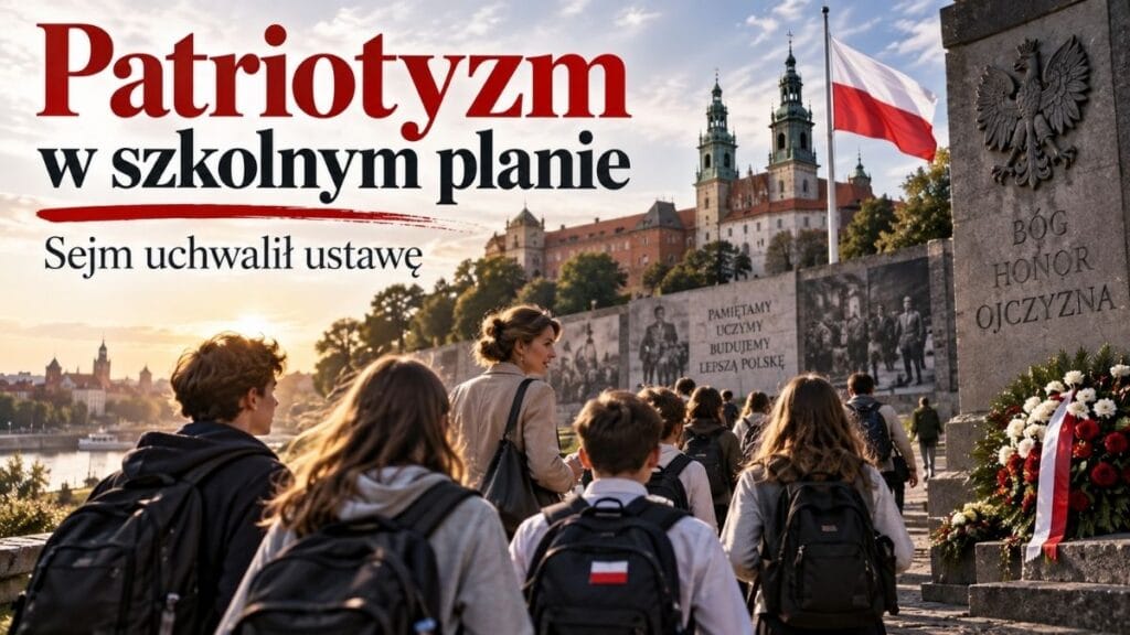 Patriotyzm w szkolnym planie. Sejm zdecydował, ale rachunek wciąż nie jest jasny