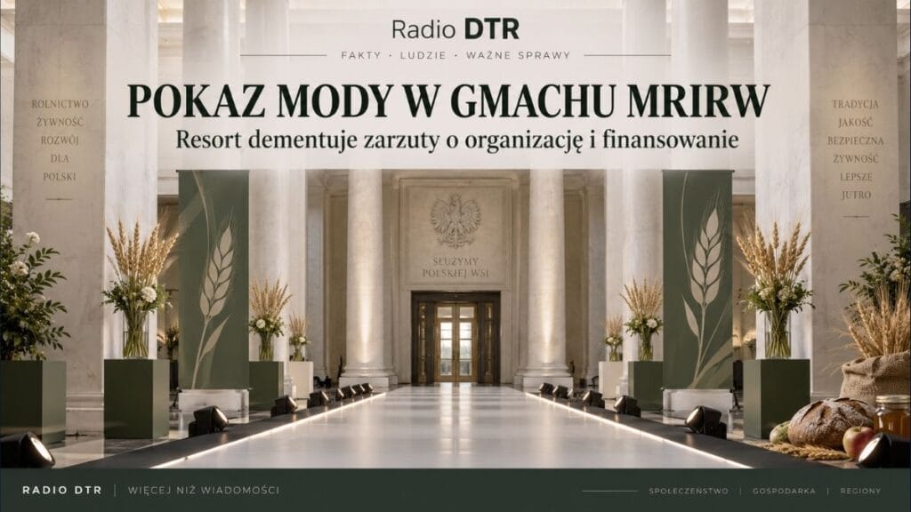 Pokaz mody w Ministerstwie Rolnictwa. Resort dementuje: „Nie organizowaliśmy, nie finansowaliśmy”. Kto rozpętał burzę?