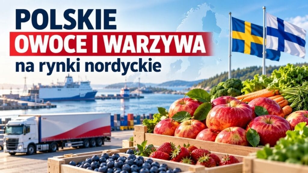 Polskie owoce jadą na północ. Szwecja i Finlandia coraz ważniejsze dla eksporterów