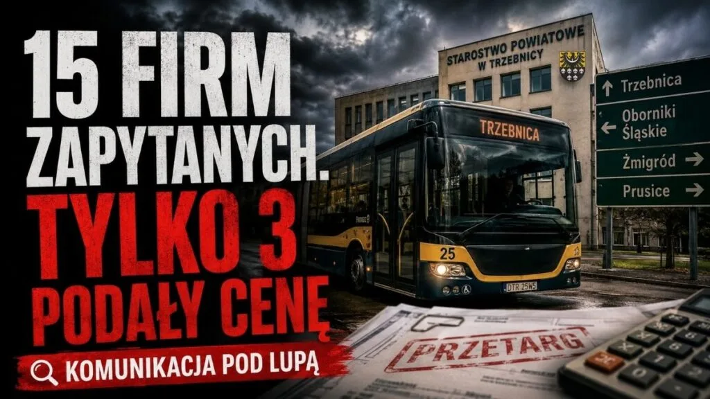 Piętnaście firm zapytanych, trzy odpowiedziały. Powiat ujawnia ceny komunikacji