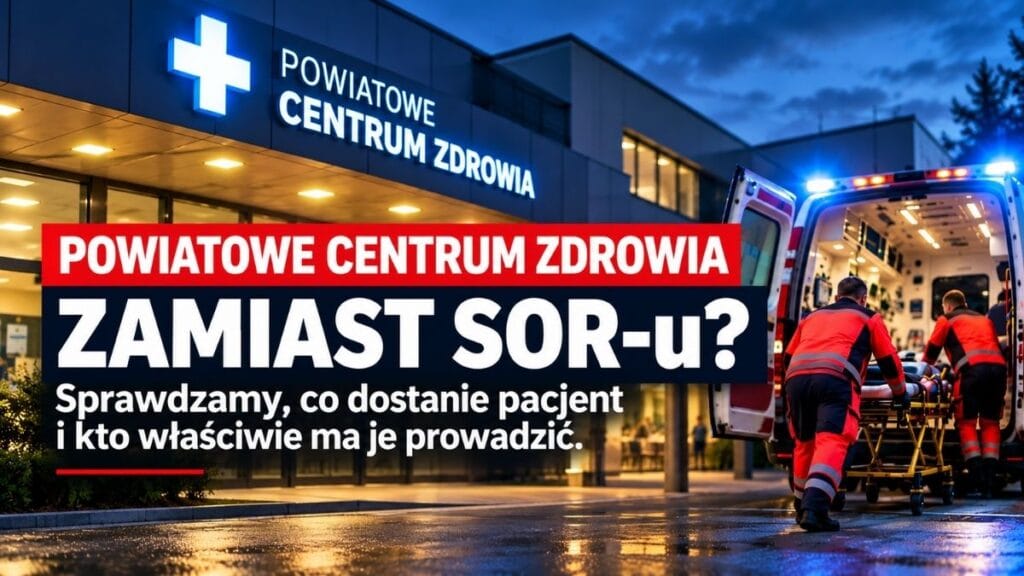 Powiatowe Centrum Zdrowia zamiast SOR-u? Sprawdzamy, co dostanie pacjent
