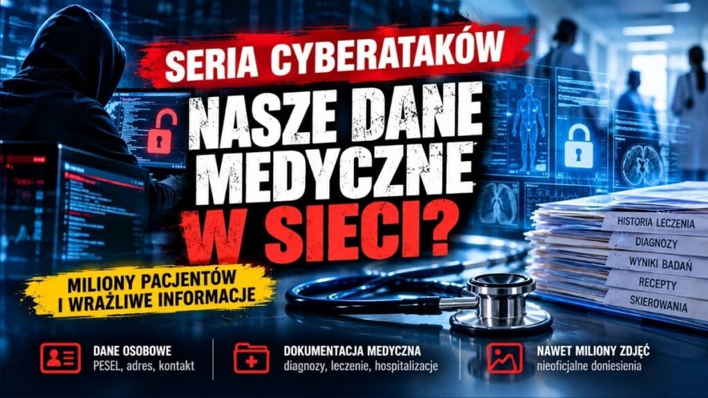 Pacjent zmieni hasło. Choroby nie zmieni. Seria cyberataków odsłania słaby punkt cyfrowej ochrony zdrowia