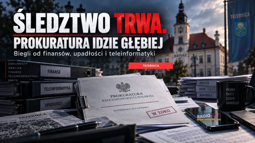 Śledztwo wobec burmistrza Trzebnicy. Prokuratura chce czasu do marca 2027 roku