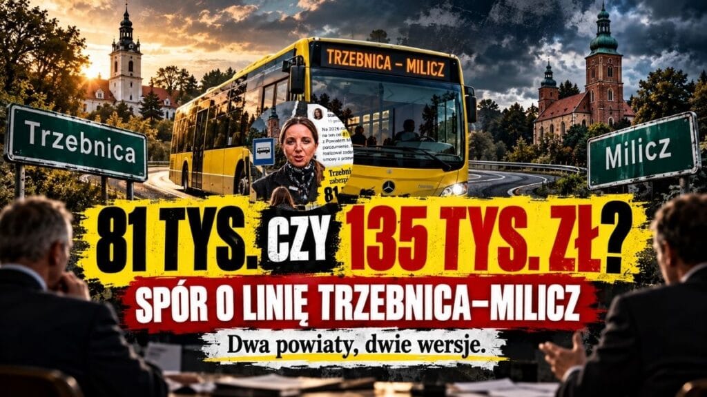 81 tysięcy czy 135 tysięcy? Dwa powiaty, dwie wersje wydarzeń i autobus, który przestaje jeździć