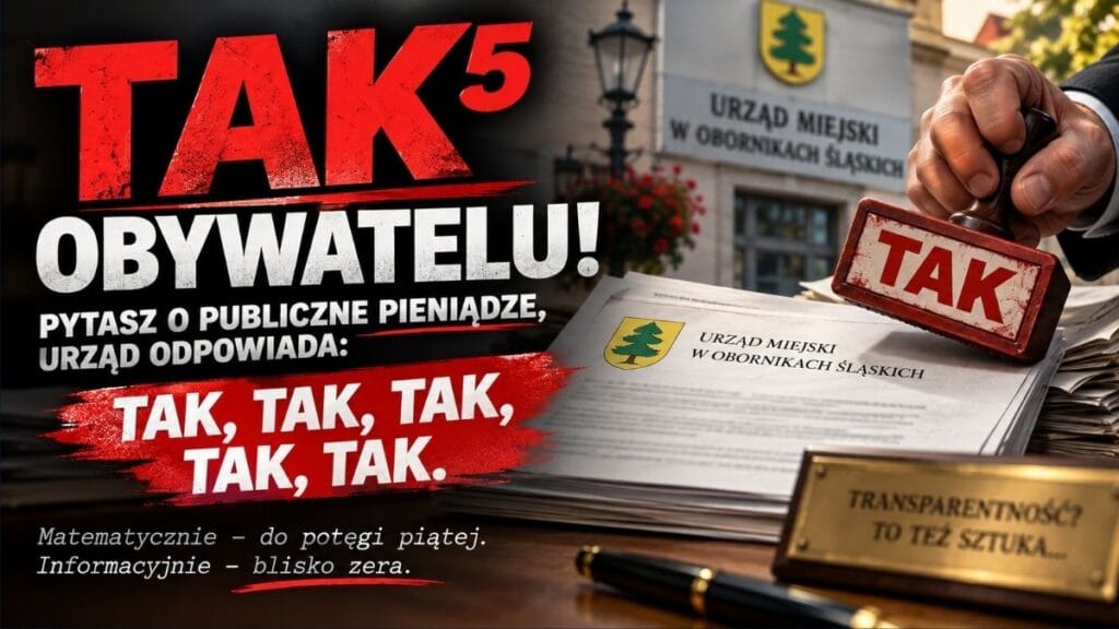„Tak, tak, tak, tak, tak”. Urząd odpowiedział radnemu. Obywatelu, nie zadawaj pytań, skoro możesz dostać odpowiedź