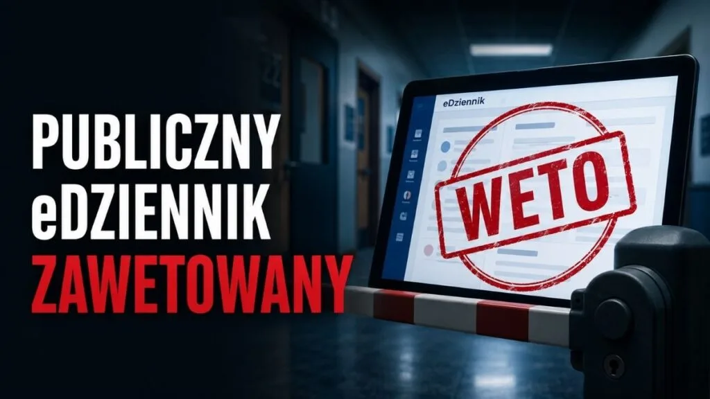 Weto zatrzymało publiczny eDziennik. Bezpieczeństwo dzieci jest ważne, ale prywatny oligopol nie jest rozwiązaniem