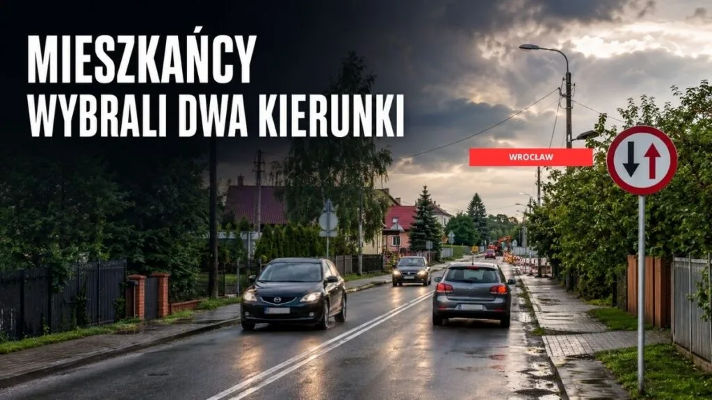 Najpierw nowa droga, potem ograniczenia. Miasto wycofuje się z jednego kierunku na Brochowie