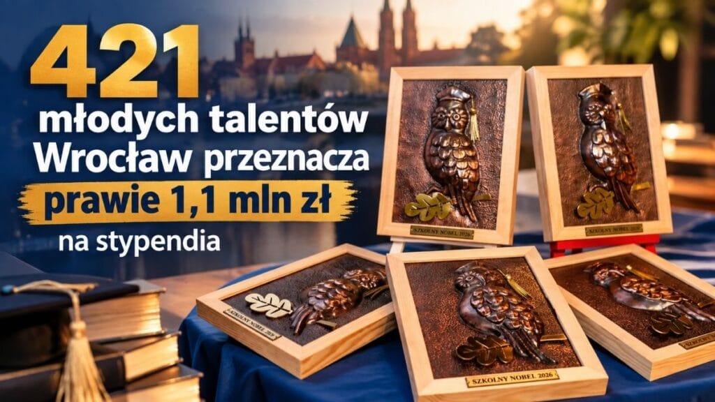 421 młodych talentów. Wrocław przeznaczy ponad milion złotych na stypendia