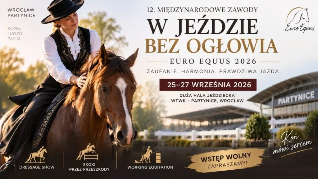 Bez ogłowia, ale z pełnym zaufaniem. Międzynarodowe zawody jeździeckie na Partynicach