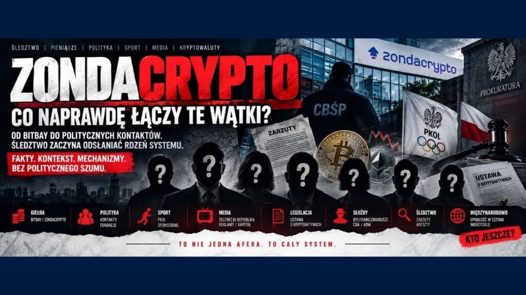 Zondacrypto po tygodniu: od politycznych kontaktów do zorganizowanej grupy. Śledztwo zaczyna odsłaniać rdzeń systemu