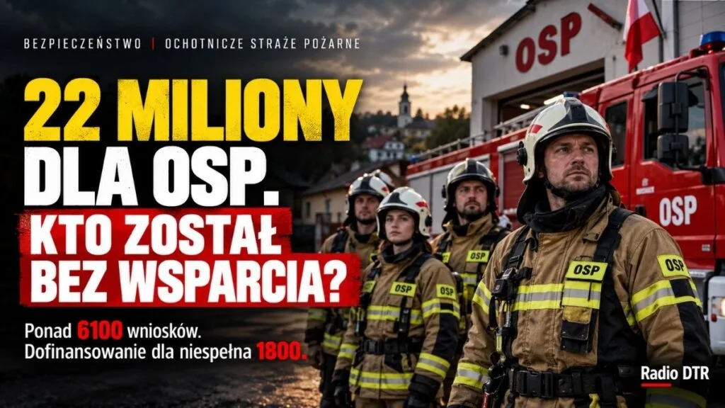 22 miliony złotych dla strażaków ochotników. Ale pieniędzy wystarczyło dla mniej niż jednej trzeciej chętnych